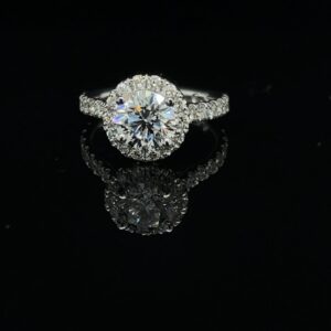 RodOct28F-$3500 1.09ct. 14K White Gold Lab Radiant Color F Clarity VVS2